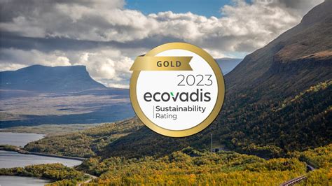 Lkab Minerals Awarded An Ecovadis Gold Medal For Fourth Consecutive