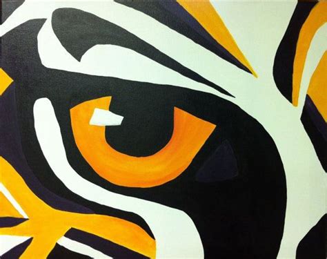 Lsu Tiger Eye Painting at PaintingValley.com | Explore collection of ...