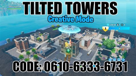 Fortnite Og Tilted Towers Creative Map Fortnite Battle Royale Youtube