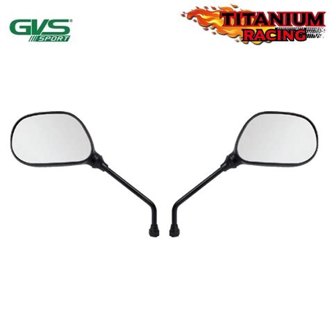 Retrovisor Ybr Factor Fazer Lander Modelo Original Gvs Rosca Yamaha Par