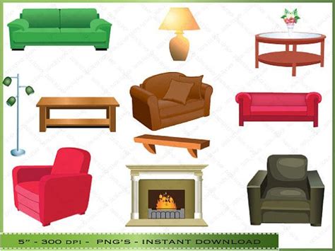 Living Room Clip Art - Clip Art Library | Clip art library, Book clip ...