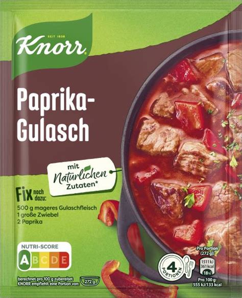 Knorr Fix Paprika Gulasch Zigeuner Art Online Kaufen Bei Combi De