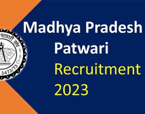 Madhya Pradesh Patwari Recruitment 2023 Recruitment For More Than 9 Thousand Posts Including