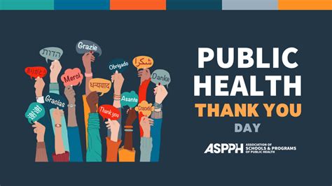 Aspph Celebrates Public Health Thank You Day Association Of Schools