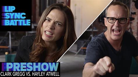 Clark Gregg Vs Hayley Atwell Preshow Lip Sync Battle Youtube