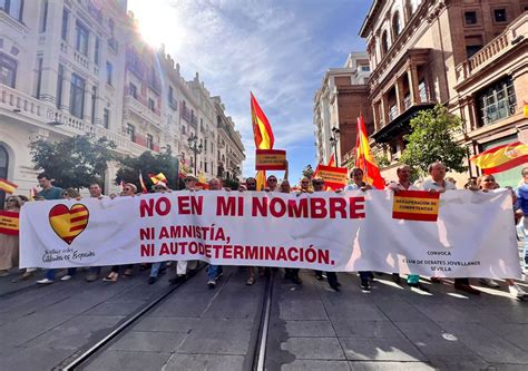 El Grito De No A La Amnistía De Miles De Personas También Se Escucha