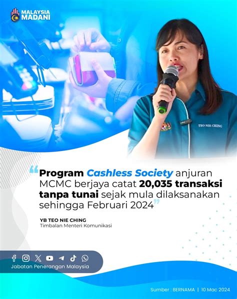 Program Cashless Society Anjuran Mcmc Berjaya Catat Transaksi