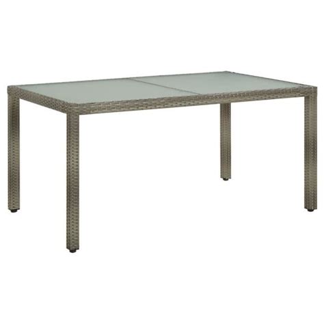 TABLE DE JARDIN VENDUE SEULE Table De Jardin 150x90x75 Cm Verre