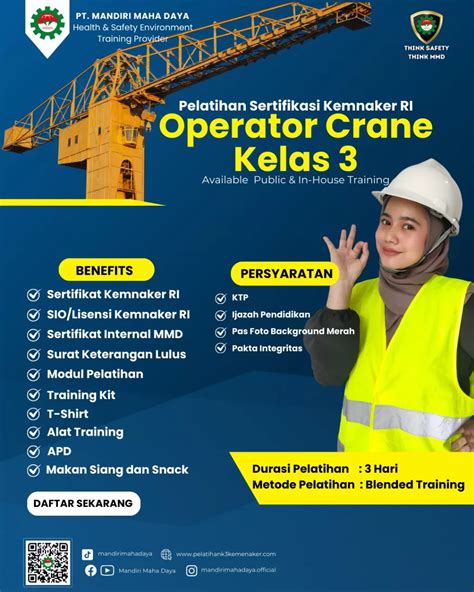 Pelatihan Sertifikasi Operator Crane Kelas