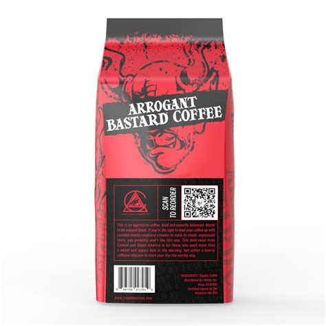 STONE Brewing Coffee Arrogant Bastard Blend Dark Roast 2LB Bag Whole B ...