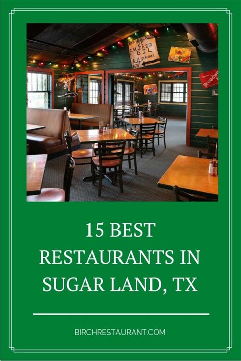 Best Restaurants In Sugar Land Tx