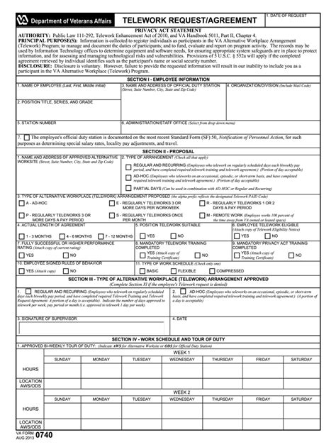 Va Form 0740 Jan 2019 2020 2022 Fill And Sign Printable Template