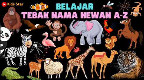 Belajar Mengenal Nama Nama Hewan A Z Dalam Bahasa Indonesia Bahasa