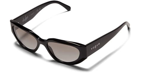 Vogue Eyewear Vogue X Hailey Bieber In Black Lyst