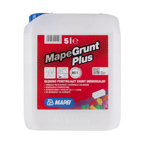 MAPEI MAPEGRUNT PLUS GRUNT UNIWERSALNY 5L 020305PL Cena Opinie