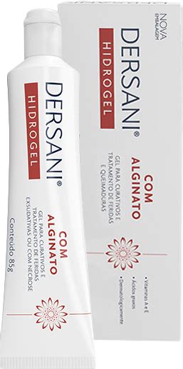 Dersani Hidrogel Antes E Depois - Dersani Hidrogel com Alginato - Medihealth