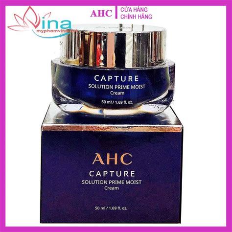 Kem Dưỡng Da AHC Capture Solution Prime Cream 50ml #Moist (màu xanh ...