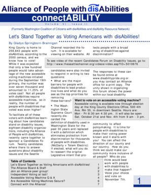 Fillable Online Your Kingcounty 2006 Fall ConnectAbility2 King County