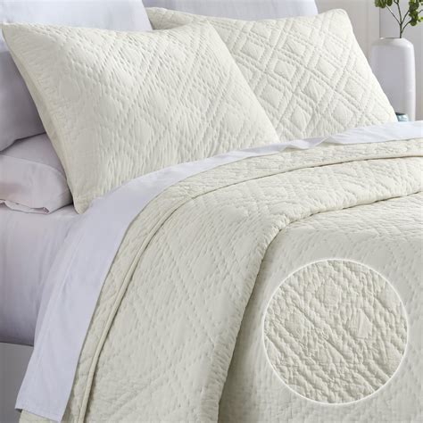 Soft 100 Cotton Hand Quilted Twintwin Xl Quilt With Sham Pure Cotton