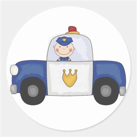 Police Car Stickers & Labels | Zazzle UK