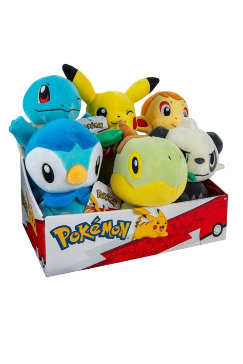 Wholesale Pokemon™ 8 Inch Core Plush Assortment In 6pc Counter Display