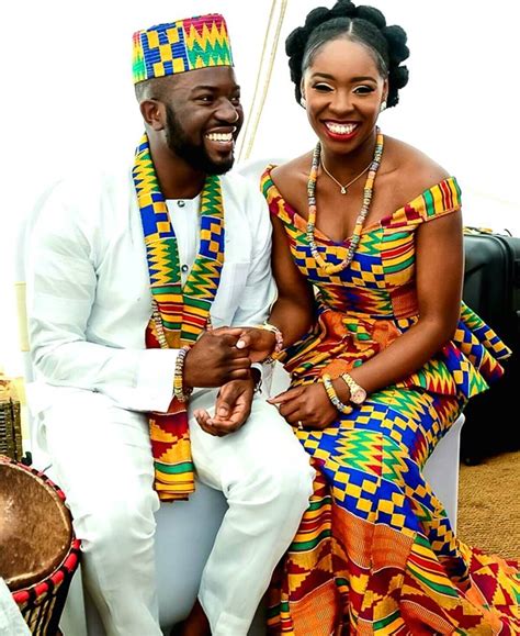 Ghanaian Ladies In Their Traditional Wedding Outfit Be Inspired