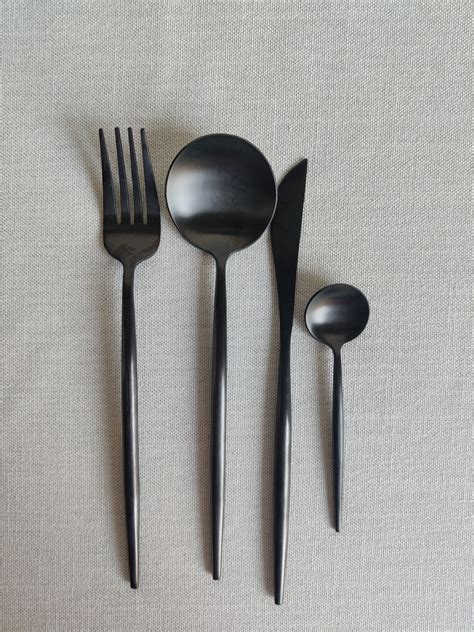 Black Cutlery Set Events Master