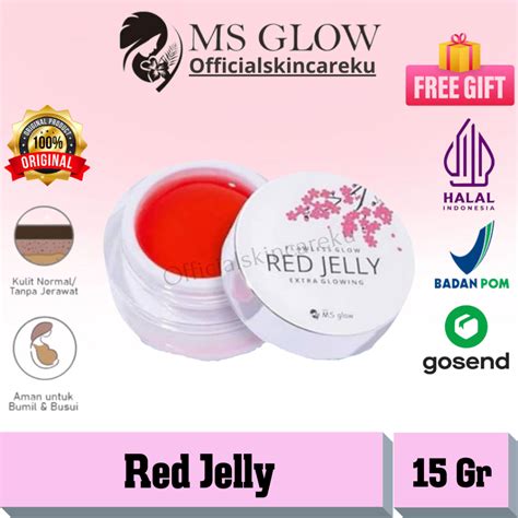 Jual Red Jelly Ms Glow Original Barcode Dan Radiance Gold Extra