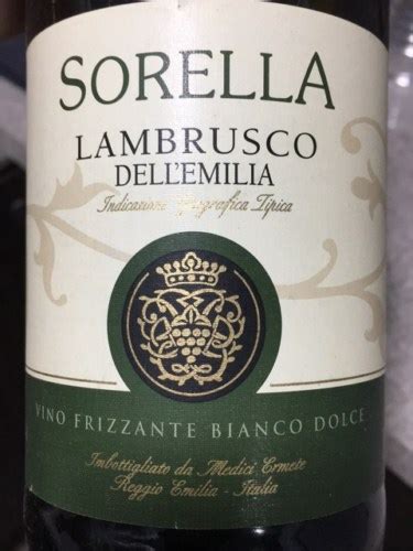 Medici Ermete Sorella Lambrusco Dell Emilia Bianco Dolce Vivino Us