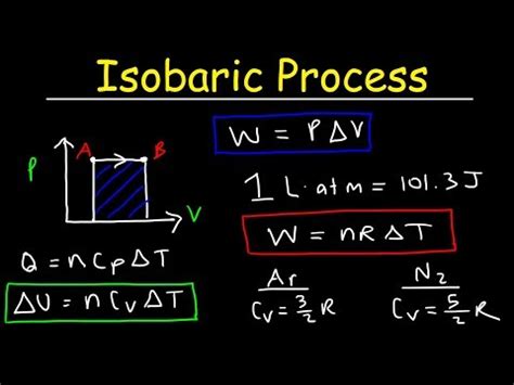 How do you calculate work at constant pressure?