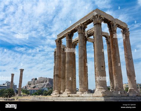 La Gr Ce Antique Le Temple De Zeus Olympien Olympieion Ath Nes