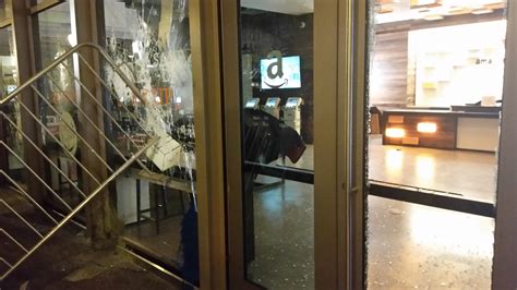 Rioters Damage Property At UC Berkeley, Downtown Berkeley, Paint 'Kill