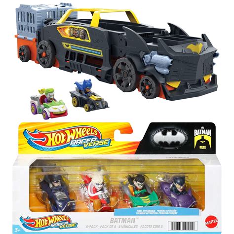 Hot Wheels Racerverse Batman Bundle Lane Racetrack Walmart