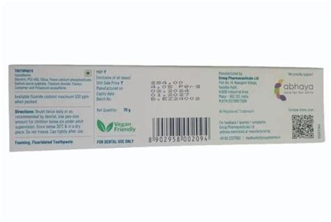 Elsenz Medicated Toothpaste At Rs Piece Haidarpur New Delhi Id