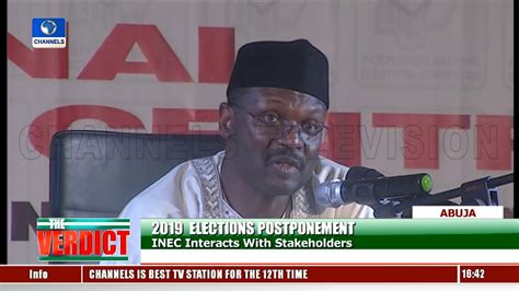 Elections Postponement Why Inec Waited Till 2am Inec Chairman