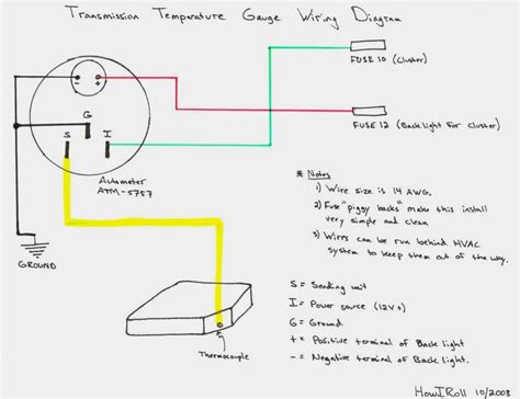 Autometer Gauge Wiring Diagram - Wiring Diagram