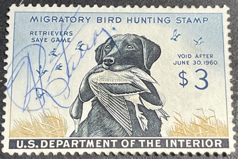 Us Rw26 Used Federal Duck Stamp Single 1959 United States