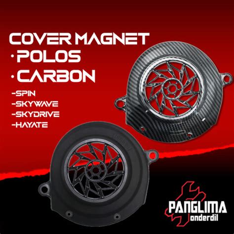 Jual Cover Kipas Magnet Carbon Spin Skywave Sky Wave Skydrive Hayate