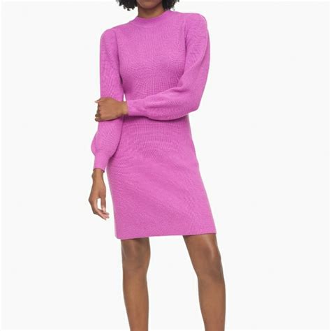 Calvin Klein Dresses Calvin Klein Ribbed Knit Long Sleeve Sweater