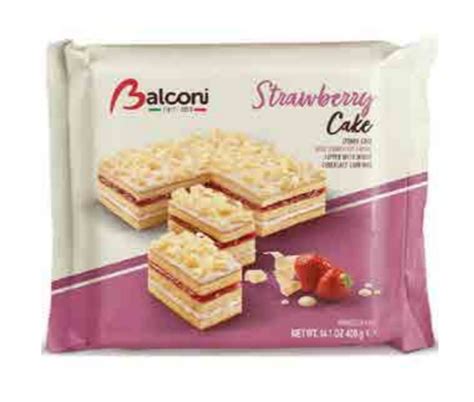 Balconi Strawberry Cake – Arkay Chilled Foods