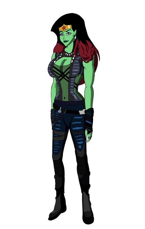 Wonder Woman As Gamora By Renthegodofhumor On Deviantart