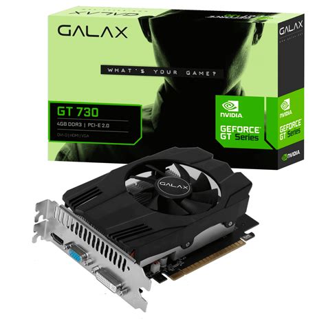 Placa De Vídeo Galax Geforce Gt 730 4gb Ddr3 64bit 73gqs4hx00wg