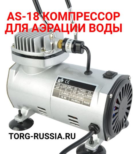 КОМПРЕССОР ДЛЯ АЭРАЦИИ ВОДЫ AS-18 - Torg-Russia.ru