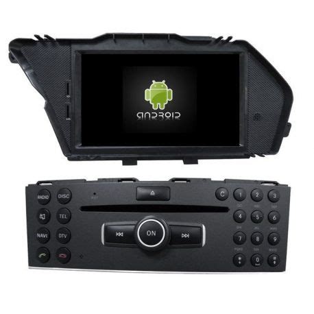 Auto Rádio Mercedes Benz GLK GPS Bluetooth USB Android 2009 2010 2011