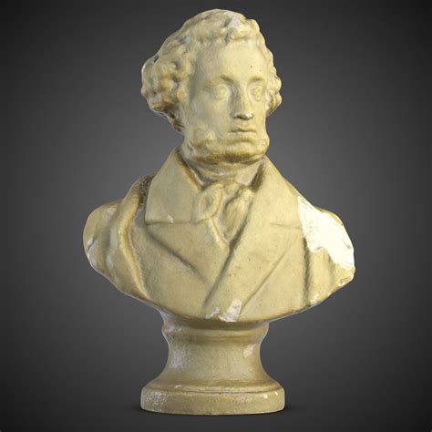 Александр Пушкин Бюст 3D Модель $29 - .max .3ds .obj .fbx - Free3D