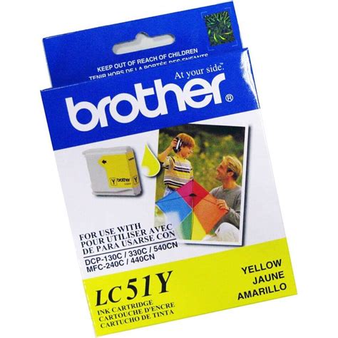 Cartucho Tinta Brother Lc Y Amarelo Impressora