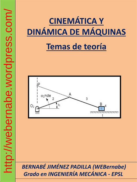 PDF CINEMÁTICA Y DINÁMICA DE MÁQUINAS Temas de teoría PDF fileTema