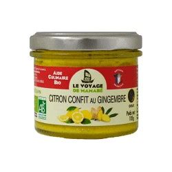 Citron Confit Au Gingembre Bio G Le Voyage De Mamab Coop La Meute