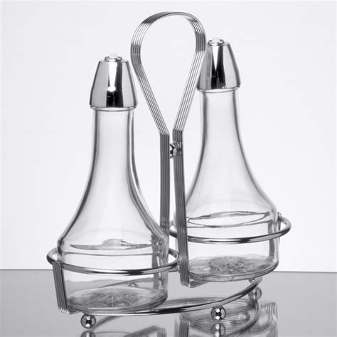 Tablecraft N Modern Sets Piece Oil Vinegar Cruet Set With Chrome