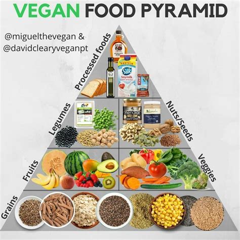 raw vegan food pyramid chart Credit to @davidclearyveganpt : vegan food pyramid by ...